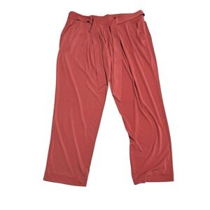 Express Women's Career Stretch Flow Pants Red‎ Size Large 36 x 28